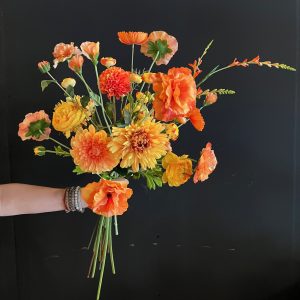 ORANJE BOVEN Kunstboeket